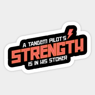 TANDEM PILOT STRENGTH Sticker